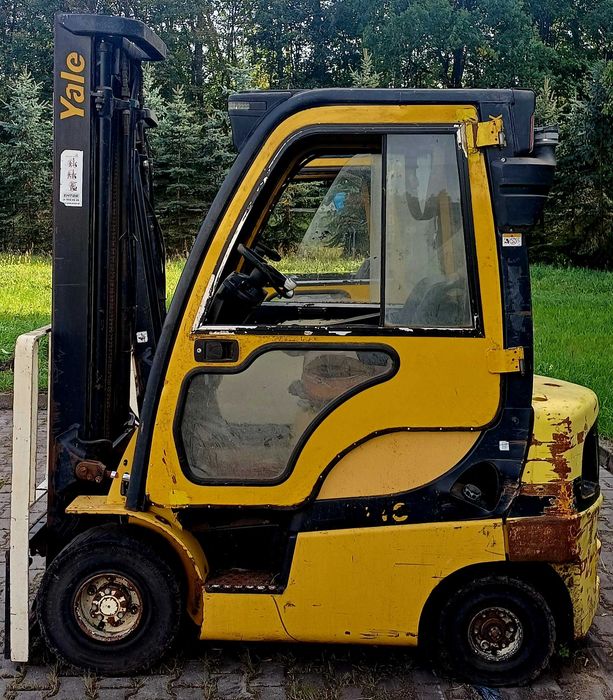 Wózek widłowy YALE GDP20SVX V2425 diesel Yanmar 2013 rok. Dwie sztuki.