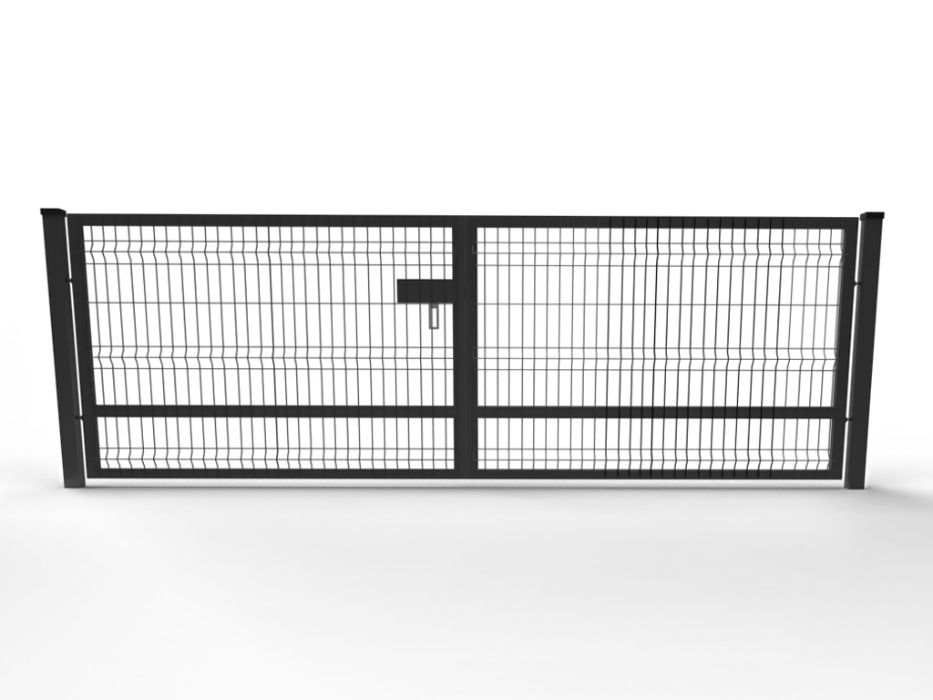 Kompletne ogrodzenie panelowe panel 123cm 153cm fi 5mm 4mm HDS