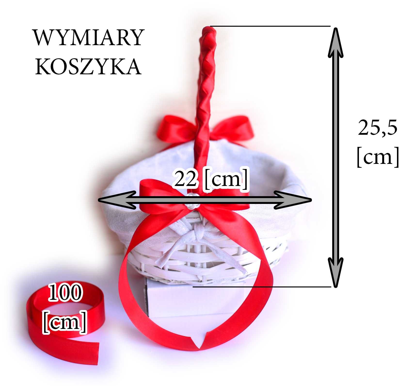 Koszyk Koszyczek ręcznie zdobiony na Boże Ciało - KOLORY