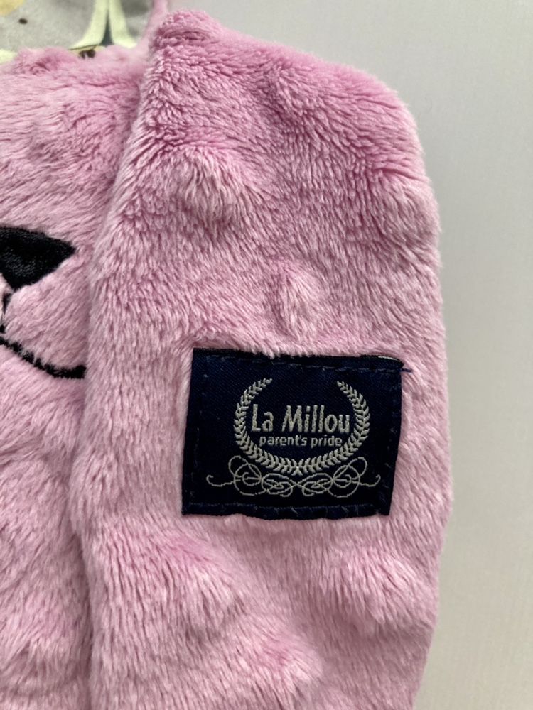 La Millou zestaw: poduszka antywstrząsowa i zajączek