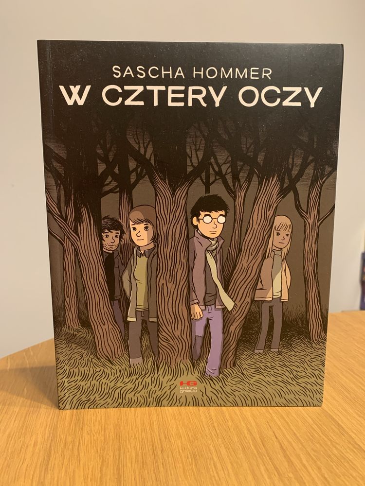 W cztery oczy - Sascha Hommer - super stan- raz czytany komiks -Poznań