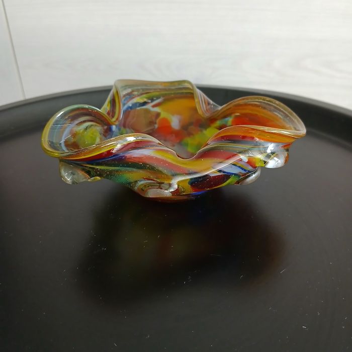 Żadka popielniczka Stanisława Machę PRL. Ząbkowice.