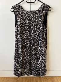 Vestido padrao leopardo