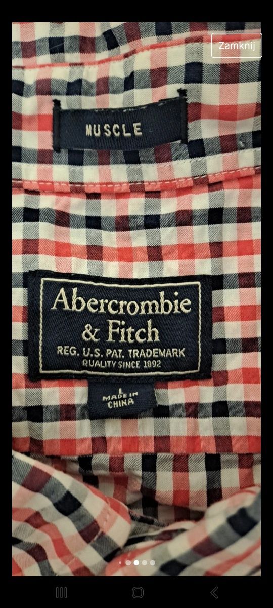 Abercrombie&Fitch koszula męska rozmiar M