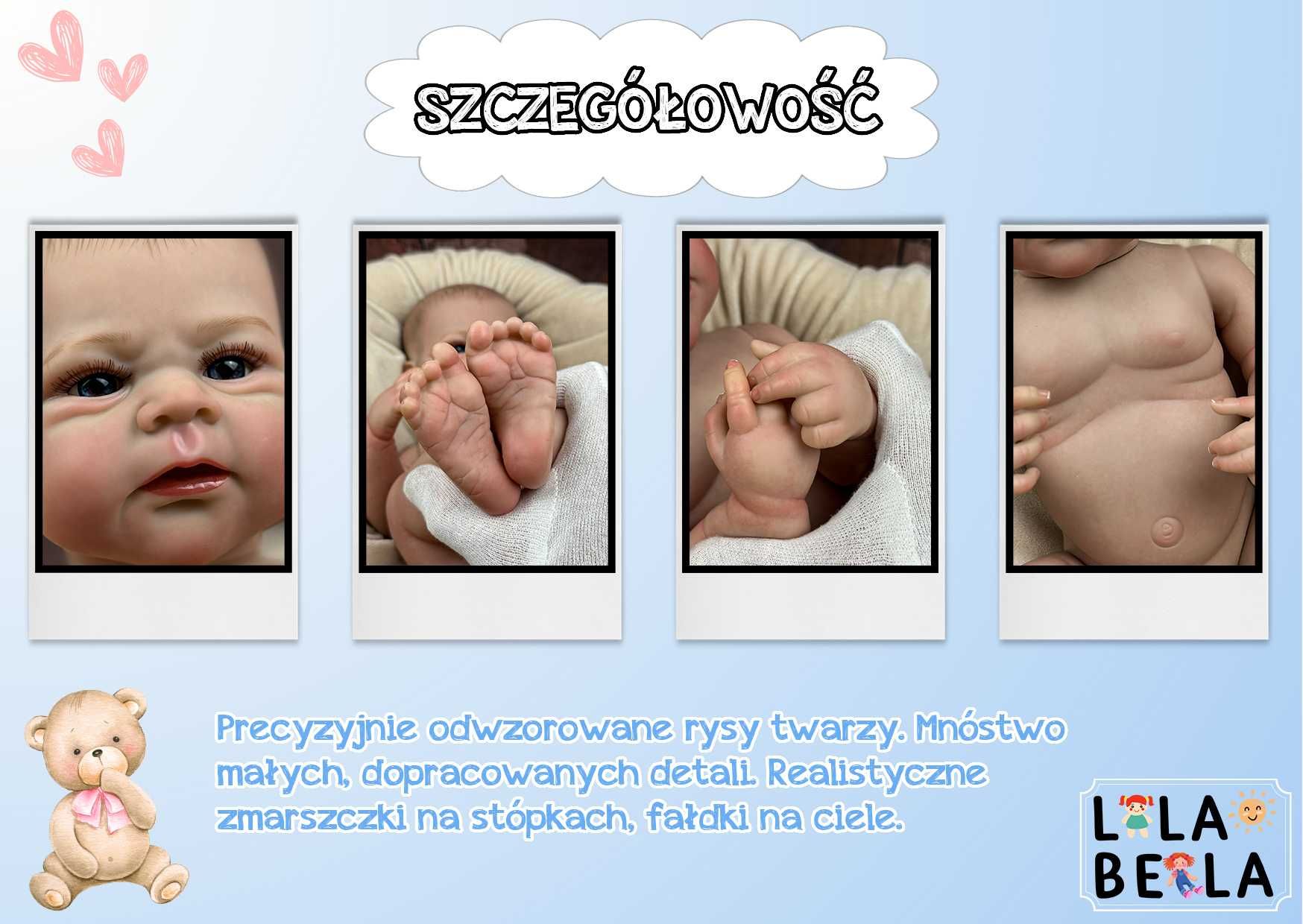Lalka Typu Reborn Chłopiec WODOODPORNY - Wierna Kopia Noworodka