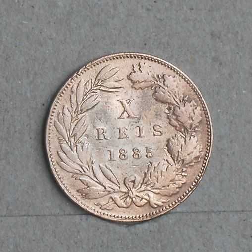 Portugal 10 reis 1885 - olx X10745