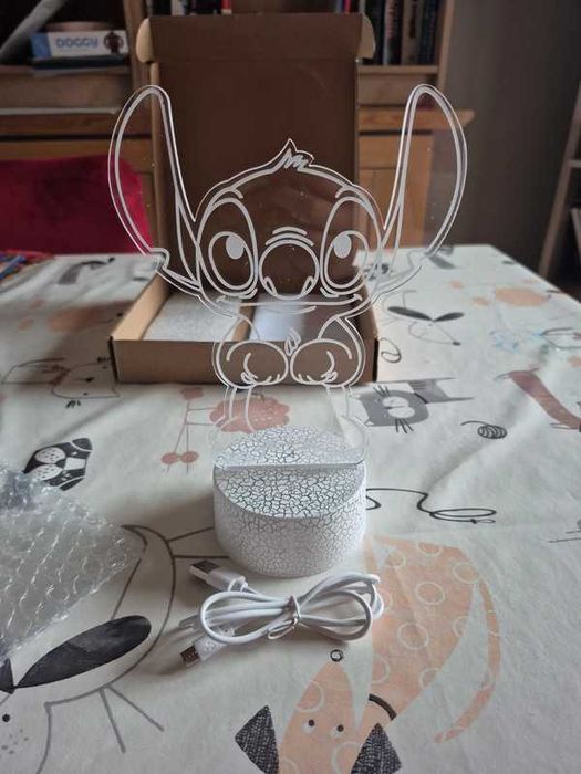 Lâmpada, luz de presença Stitch. Brinquedo