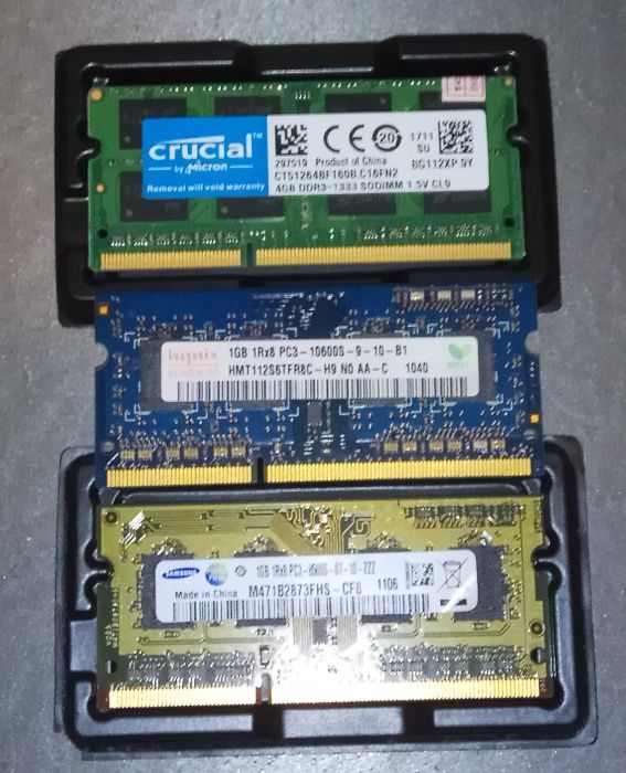 Memória para portátil ddr - ddr2 - ddr3