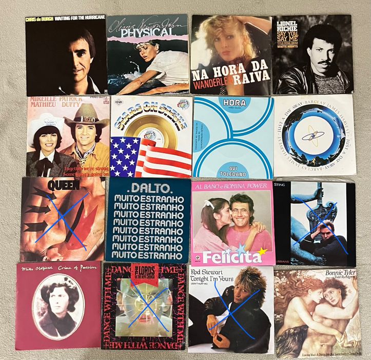66 discos de Vinil (singles)