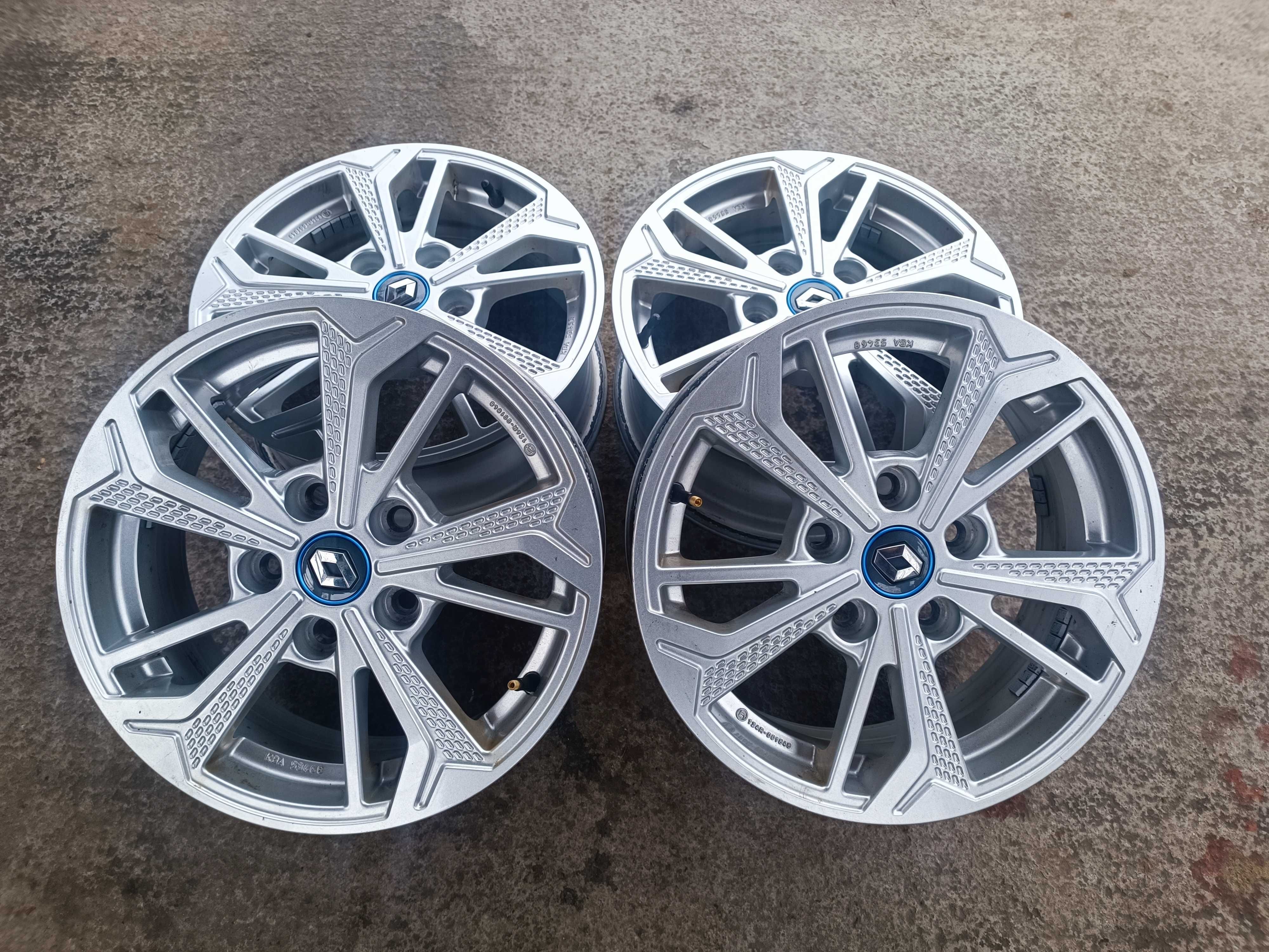 Renault Zoe felgi 15'' 5x114,3 ET40 6j - czujniki TMPS ciśnienia
