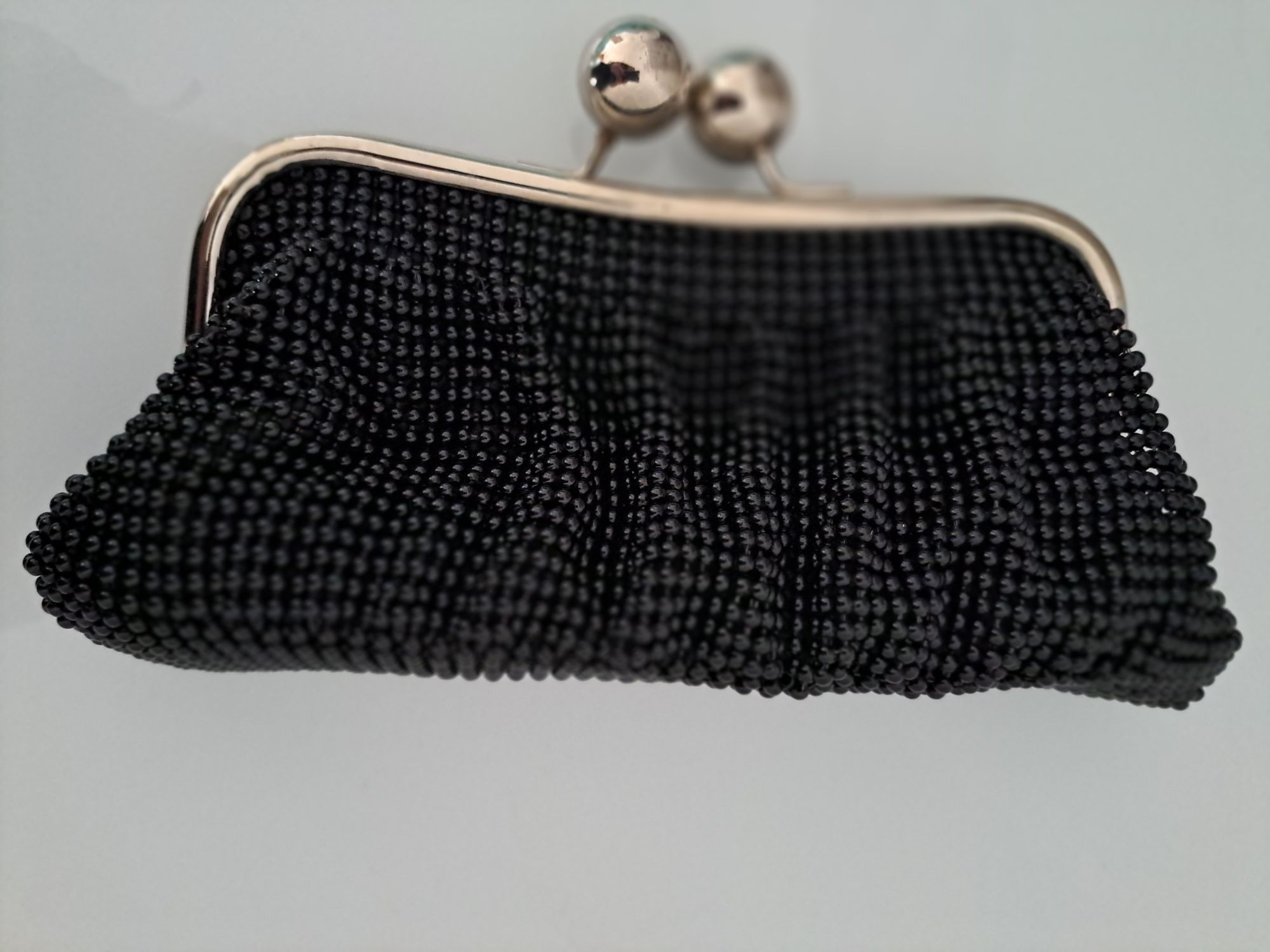 Carteira clutch preta super linda