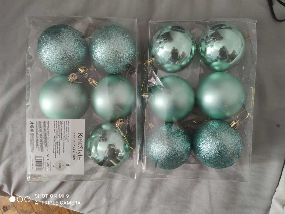 Zestaw bombki świąteczne na choinkę