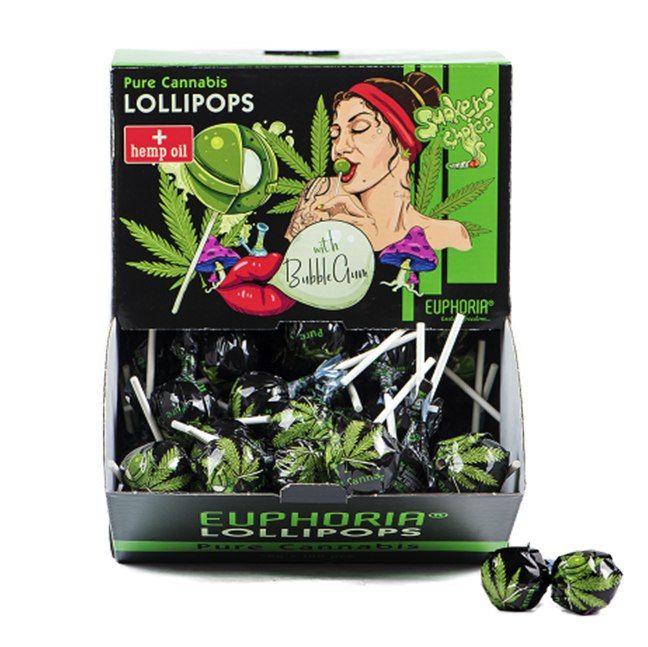 Lizak konopny - Z gumą 25g - EUPHORIA