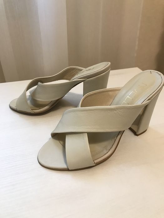 Шкіряні шльопанці Nivelle