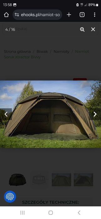 Namiot sonik xtract bivvy