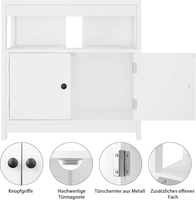 Nowa szafka pod umywalkę / półka / szafka / łazienkowa/ 60x30x60 / W8!