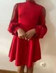 Vestido vermelho elegante – Tamanho M