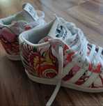 Sneakersy adidas vintage koturn Rita Ora 39 25cm 80's Dragon unikat