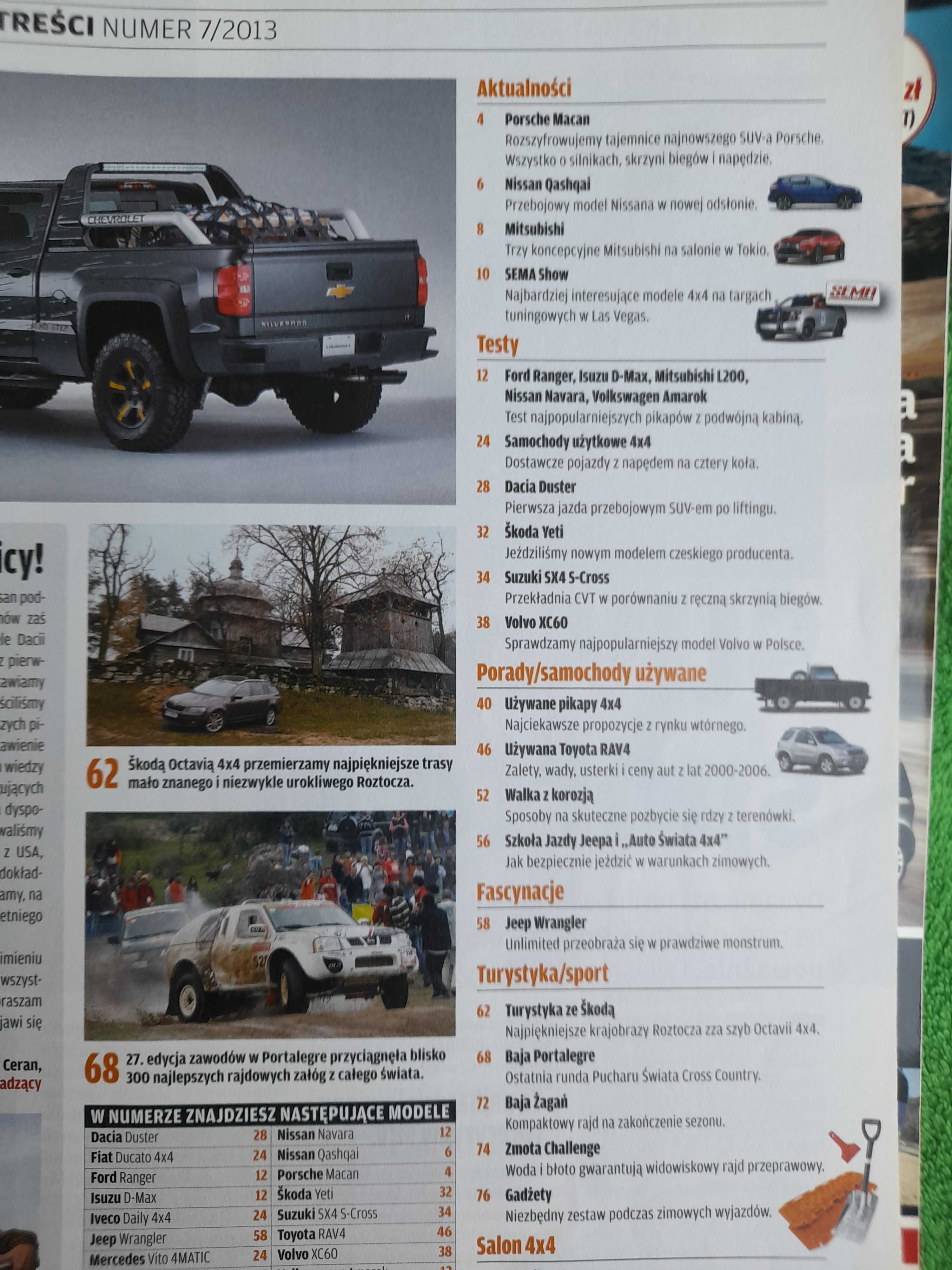 AŚ 4x4 Duster S-Cross Ranger D-Max Navara Amarok L200 XC60 Wrangler