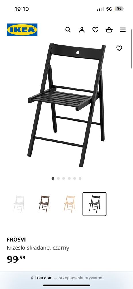 Krzeslo do kuchni FROSVI IKEA