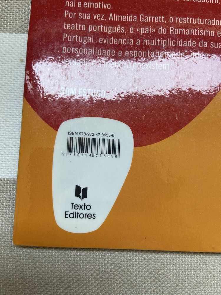 Antes de começar a Falar Verdade a Mentir de Almeida Garret