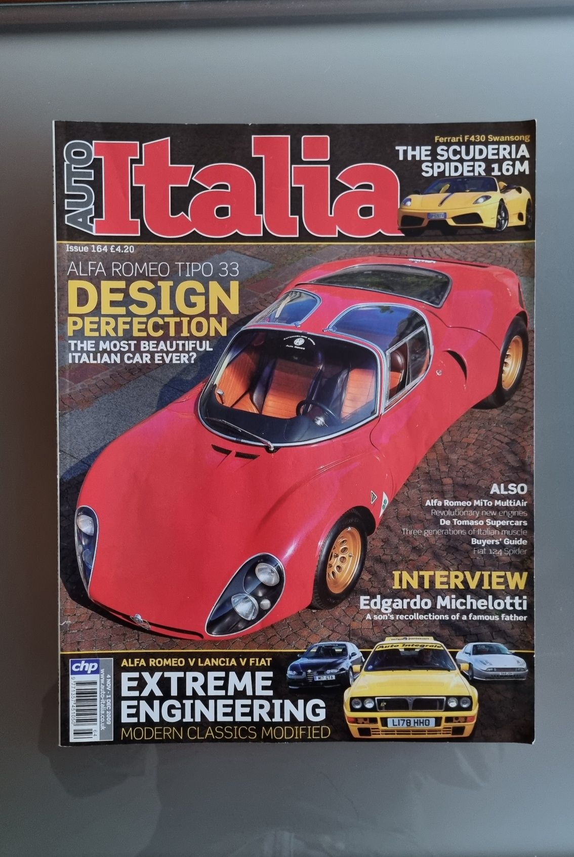 Revista Auto Italia nr. 164 Nov. 2009