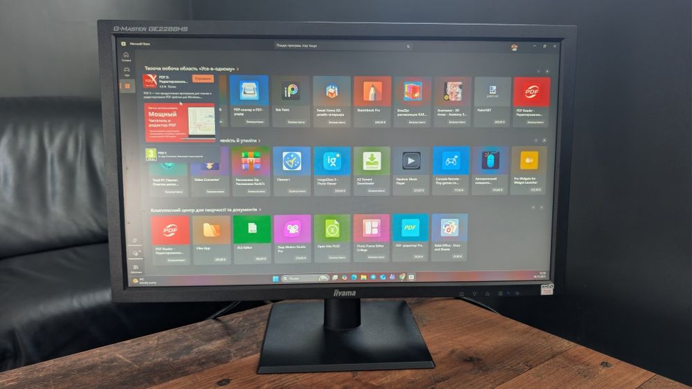 Монітор 21,5 дюймів, HDMI, Full HD, IIyama GE2288HS