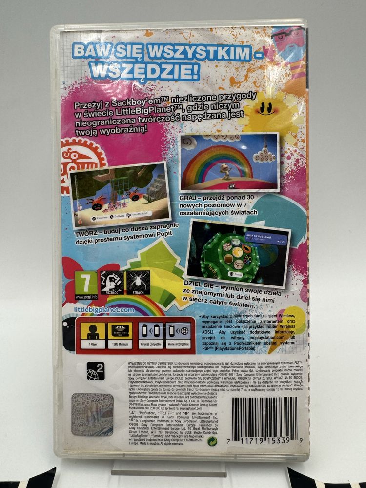 LittleBigPlanet PL PsP Gwarancja