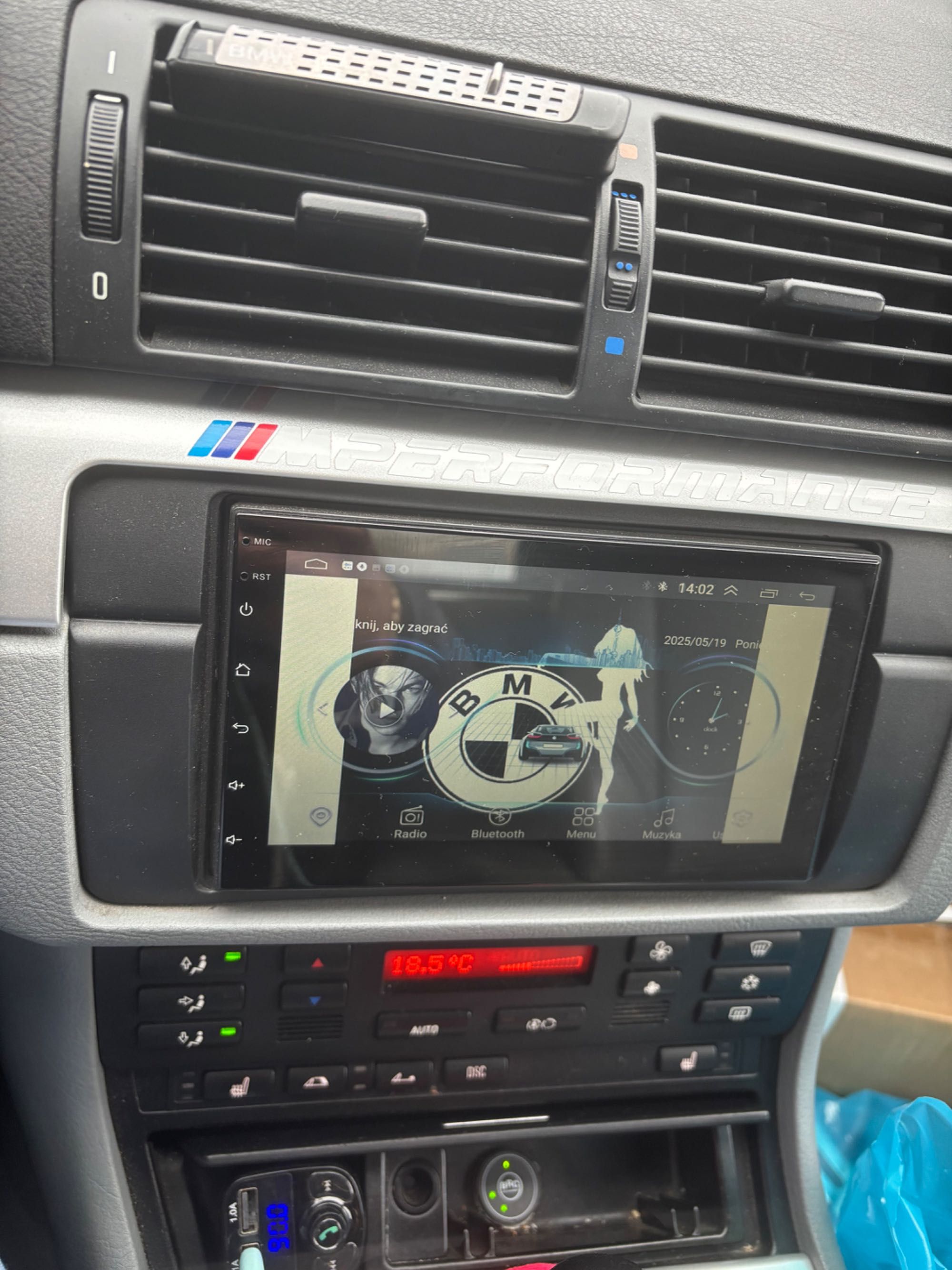 Radio samochodowe 2Din Nexai 4x60w WiFi Bluetooth zestaw głośnomówiący