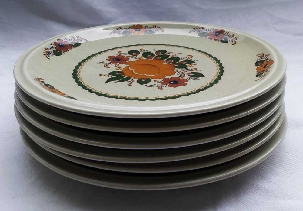 Talerze obiadowe, ceramiczne, Winterling