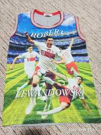 Nowy t-shirt koszulka Lewandowski dla chłopca 7lat