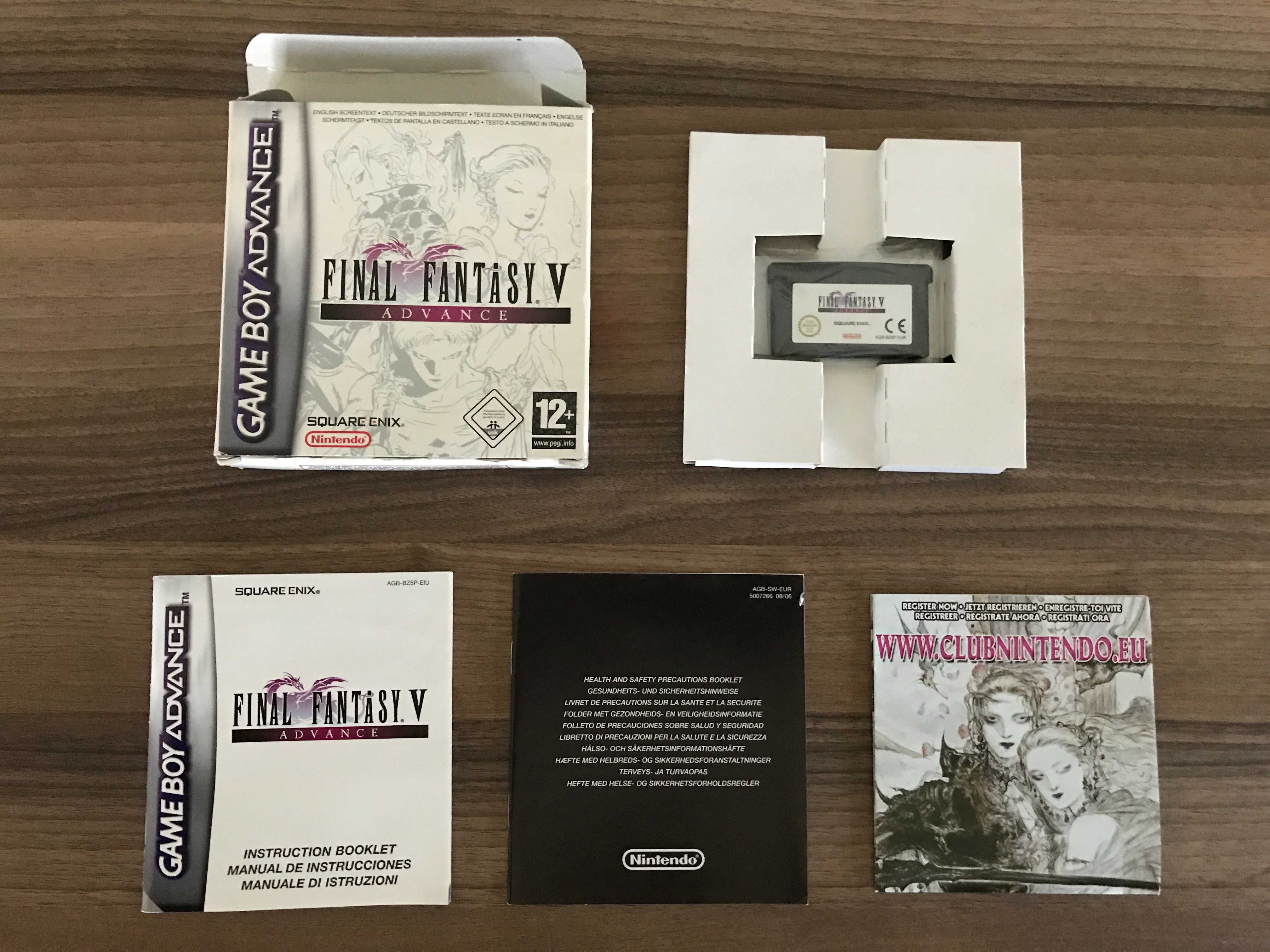 Final Fantasy V 5 Advance Game Boy, EUR