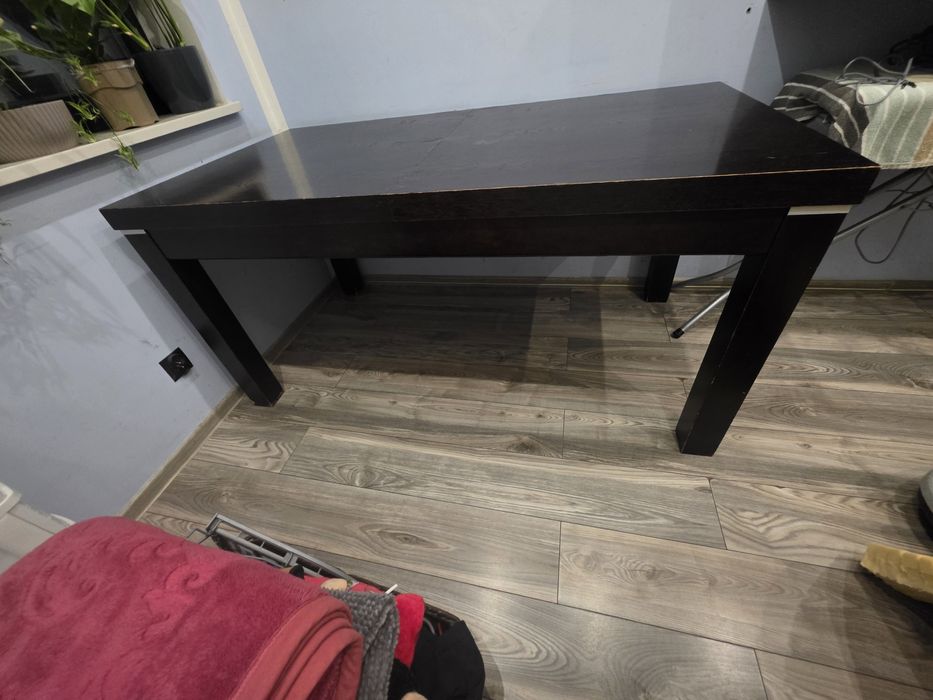 Stół rozkładany imitacja drewna salon jadalnia