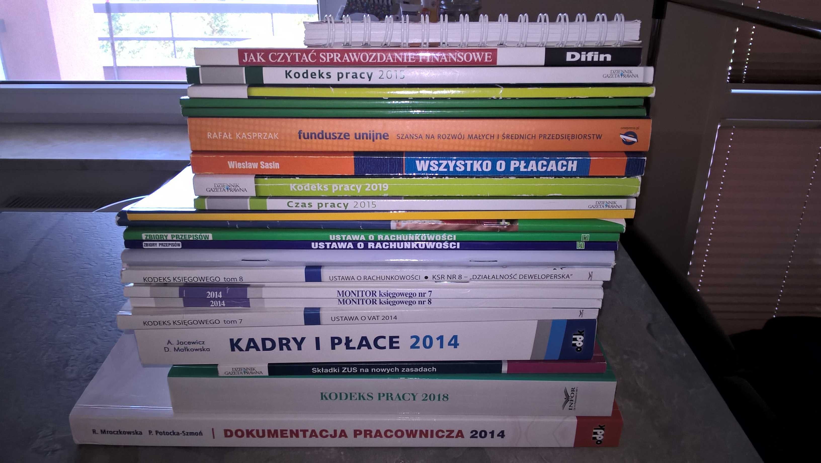 Kadry i płace,ekonomia,księgowość,rachunkowość,diety-zestaw książek