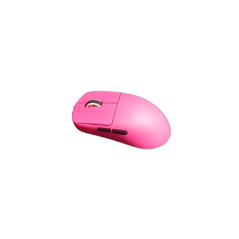 Bezprzewodowa myszka optyczna 2.4GHz różowa ergonomiczna