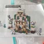 Klocki Minecraft jak lego forteca żelaznego golema