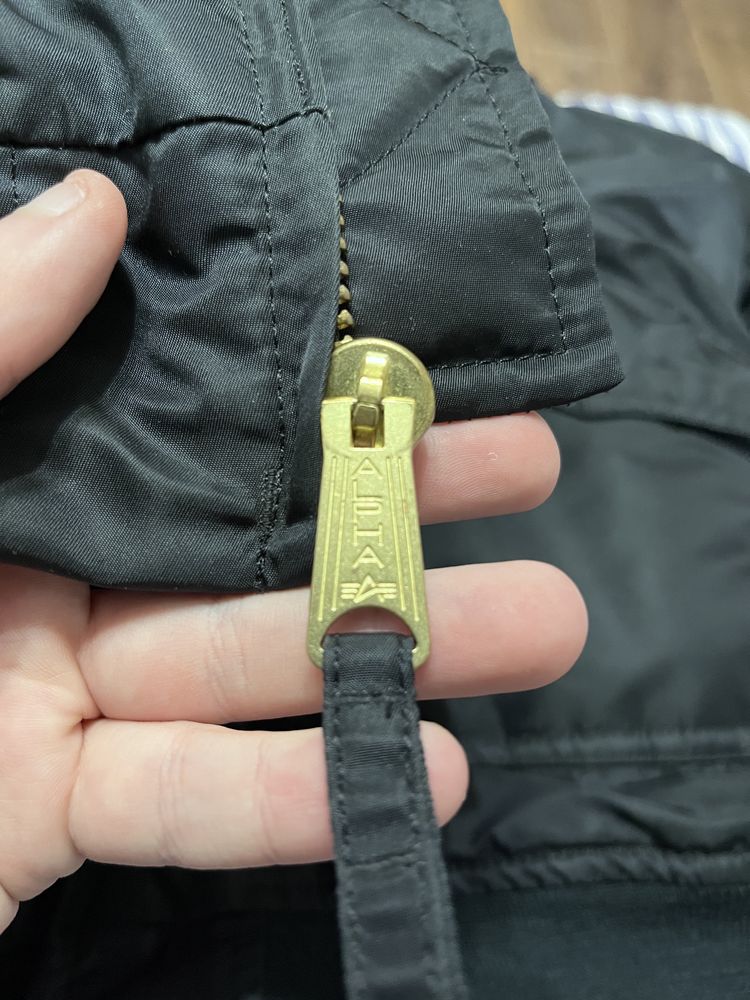 Alpha Industries CWU45 куртка бомбер нашивки MA 1