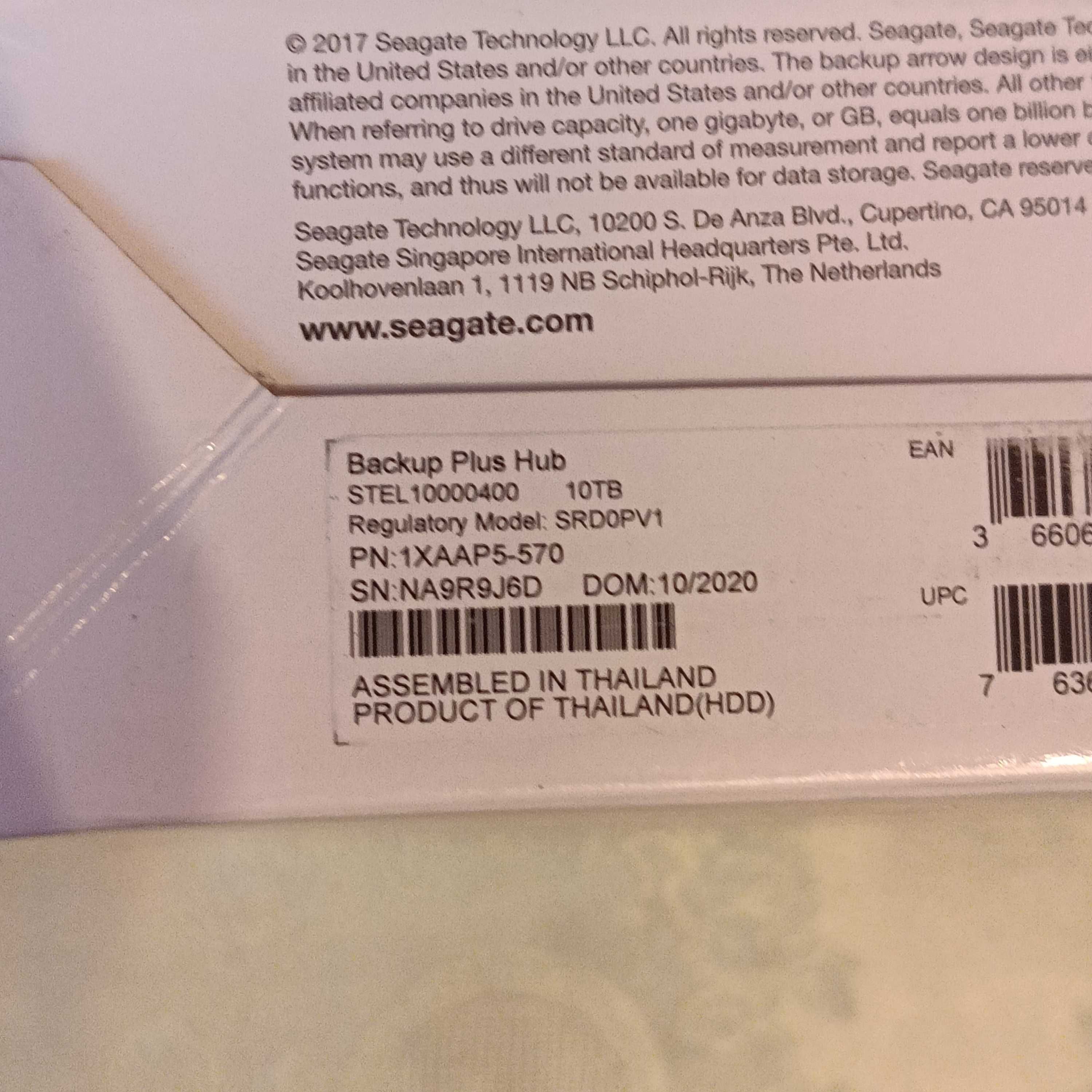Seagate backup Plus hub kieszeń 3.5 - 2.5 cal.  HDD / SSD