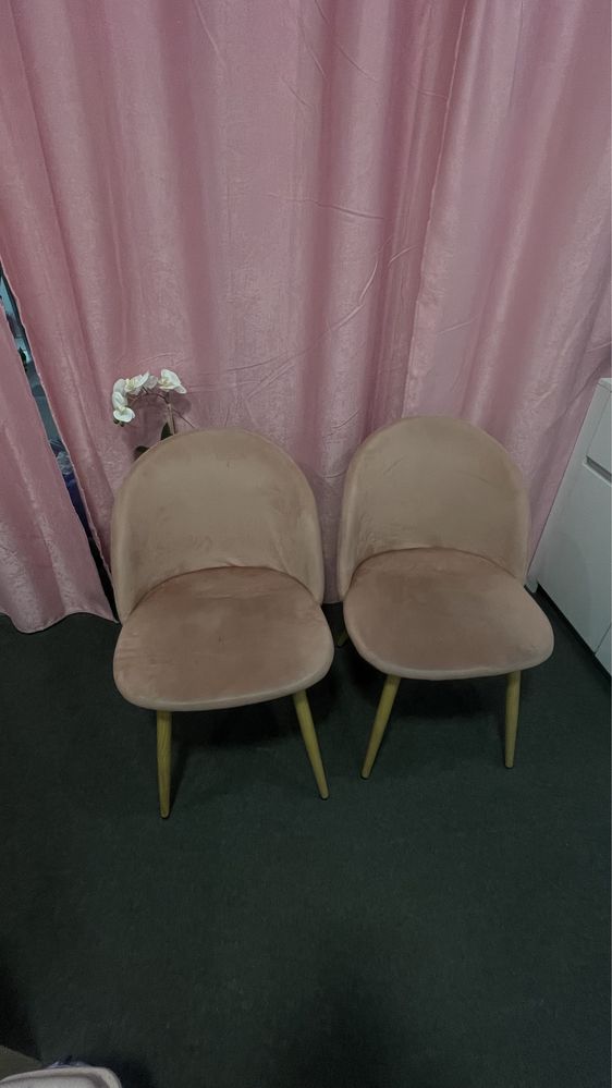 2 Cadeiras rosa