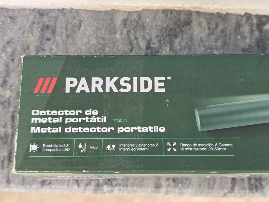 Detector de metais parkside