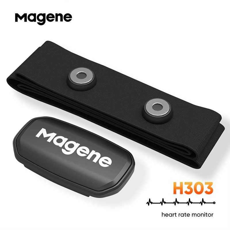 Нагрудный пульсометр Magene H303 Bluetooth 4.0 ANT, датчик пульса