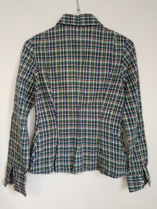 Camisa xadrez cintada