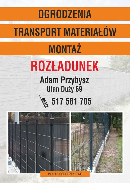 ogrodzenia,płoty betonowe producent montaż ogrodzeń