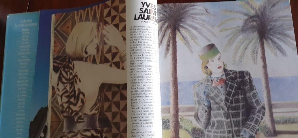 La mode en peinture. Ilustração de moda