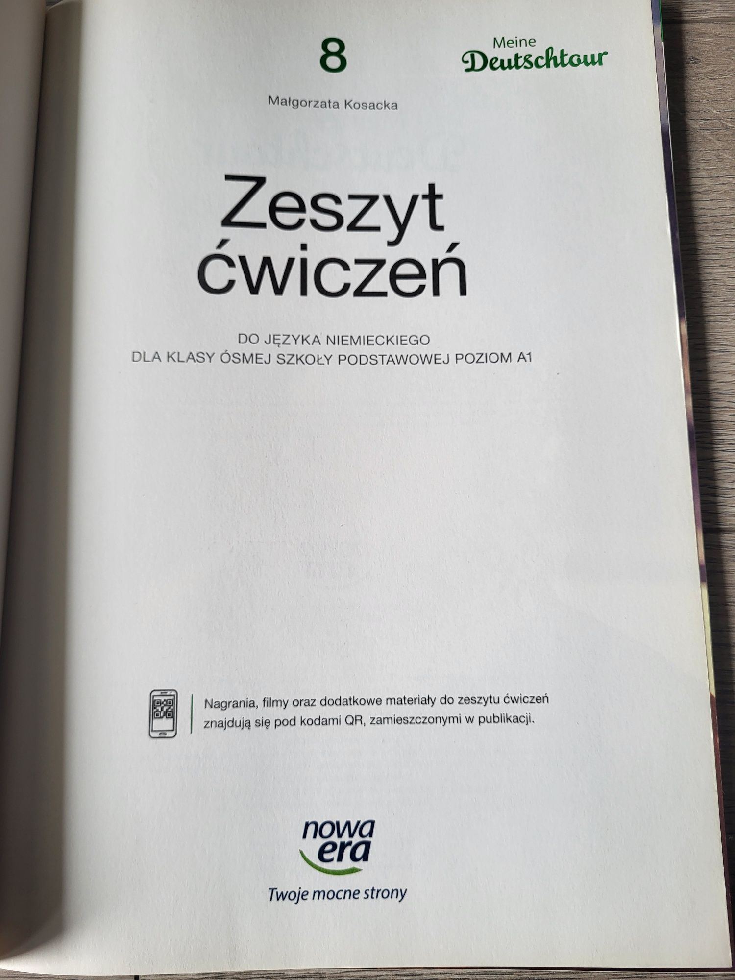 Zeszyt ćwiczeń język niemiecki
