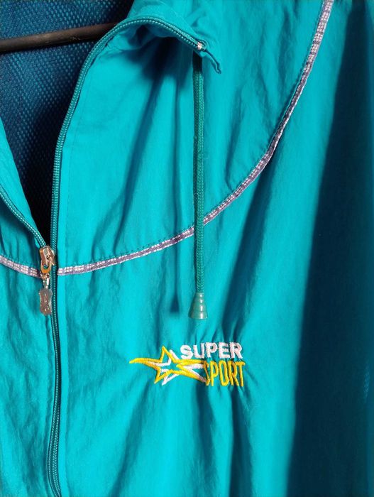 Спортивна кофта жилетка неутеплена вінтаж олдскул