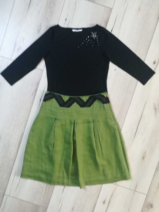 Lniana spódnica na podszewce RESERVED S/M