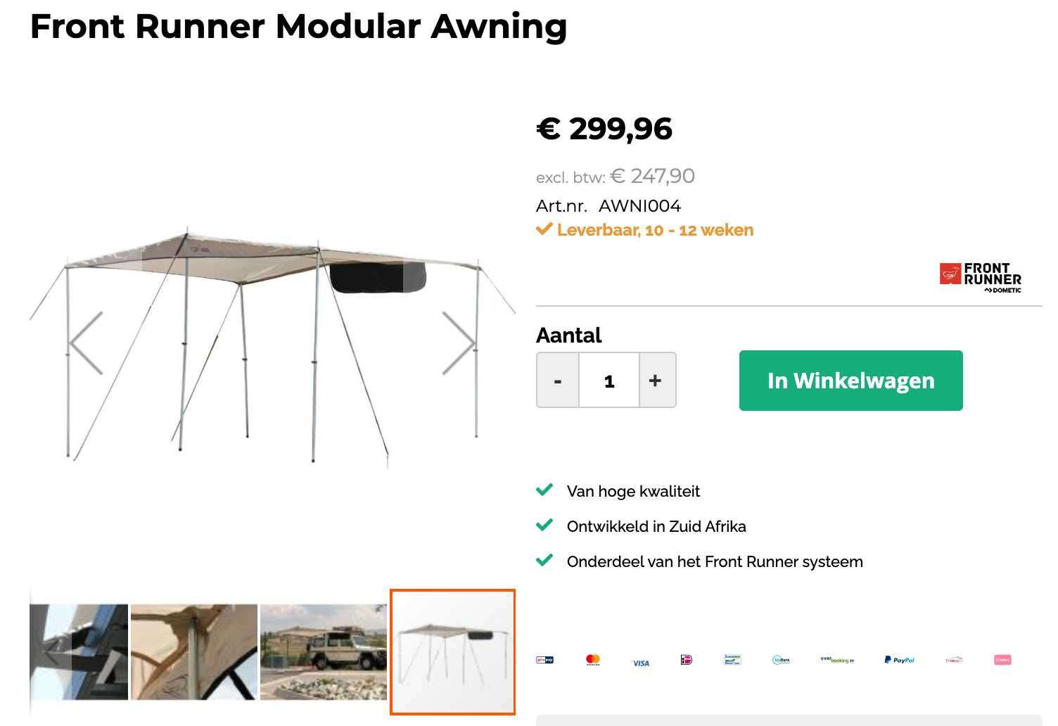 Frontrunner Modular Awning - Toldo de Caro