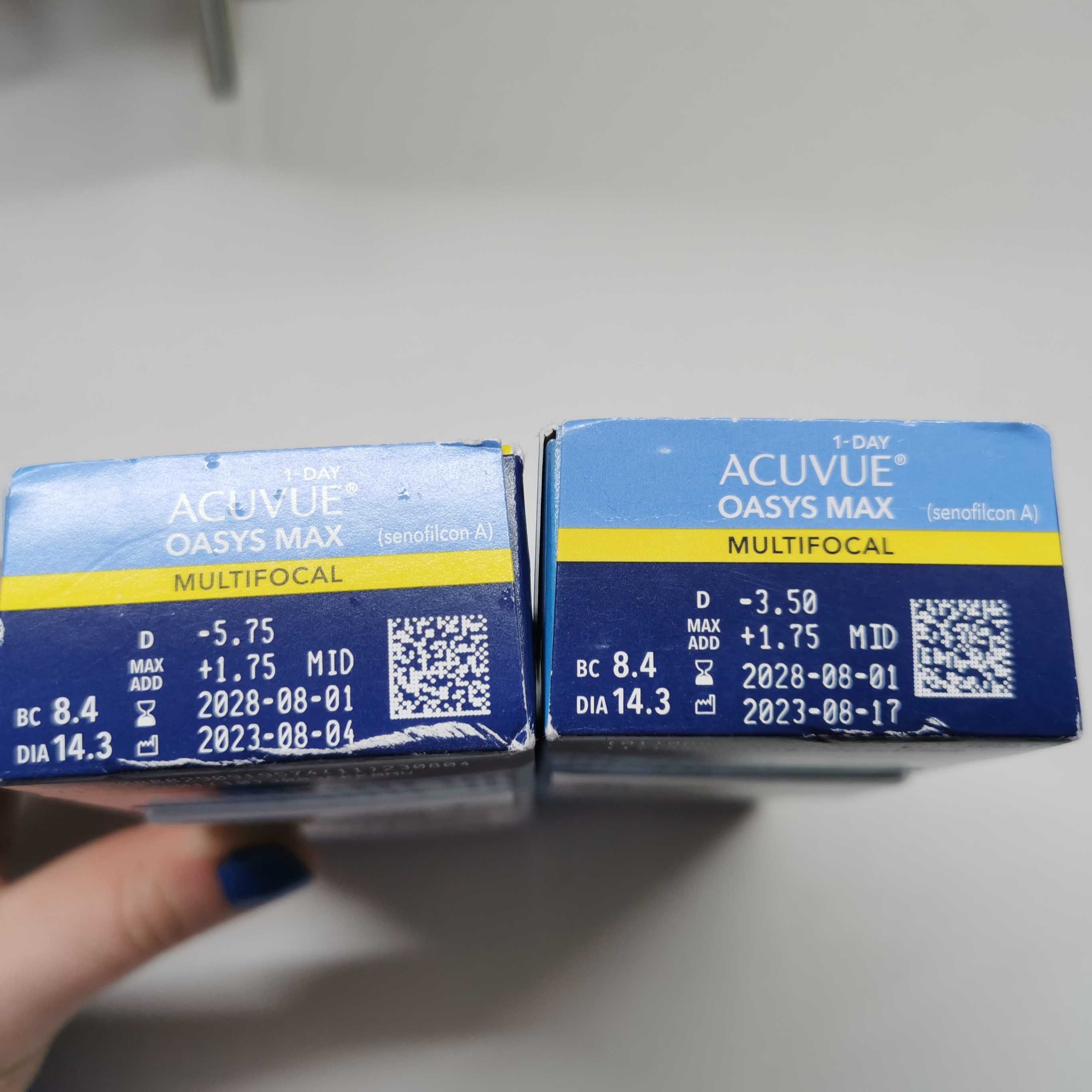 Soczewki Kontaktowe Acuvue Oasys Max Multifocal Jednodniowe 56 sztuk