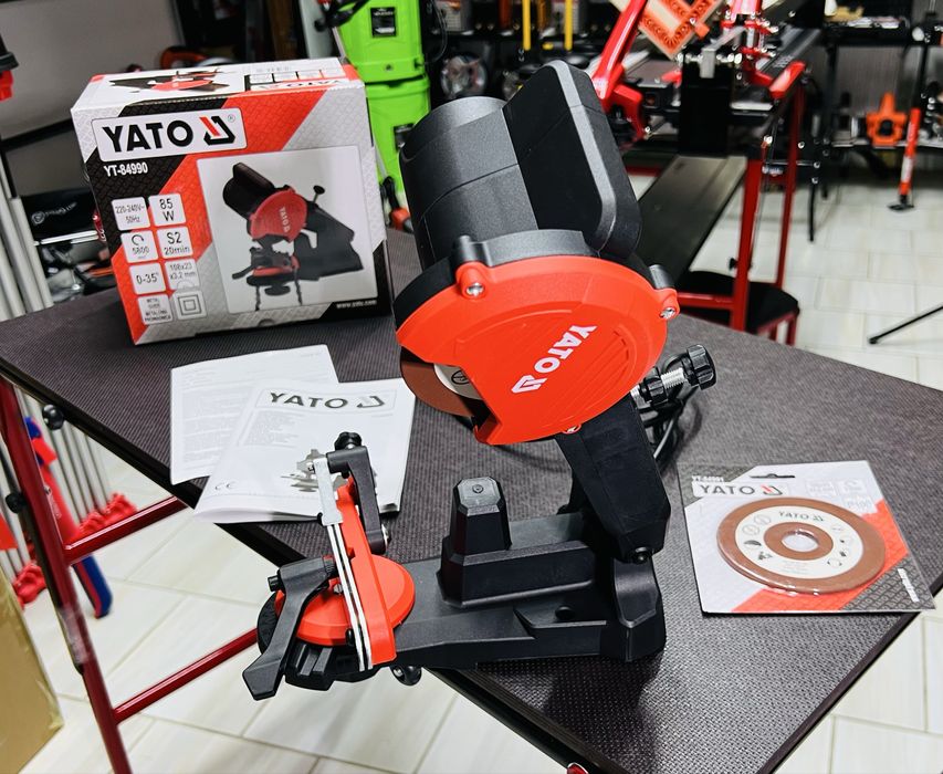 Станок для заточки цепей Yato Польша + запасной диск